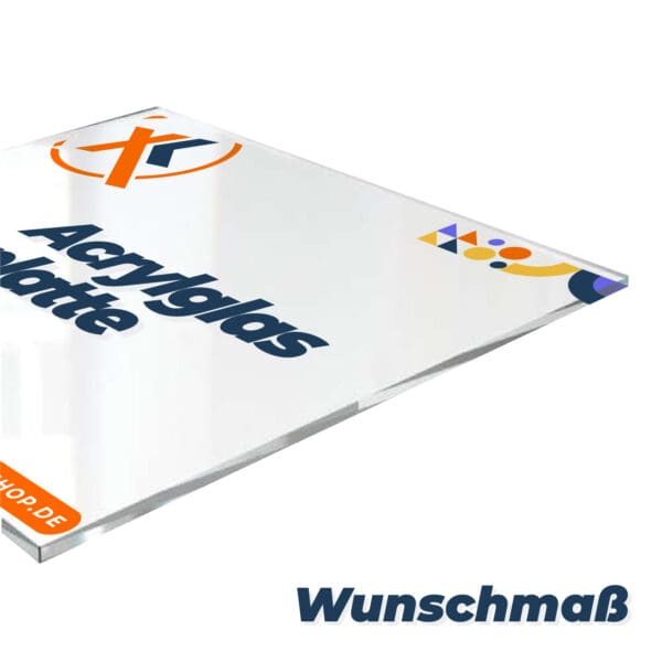 Acrylglasplatte Klar - Freies Format